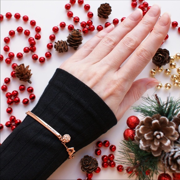 💐Rose Gold Happiness Charm Bracelet - Picture 5 of 8